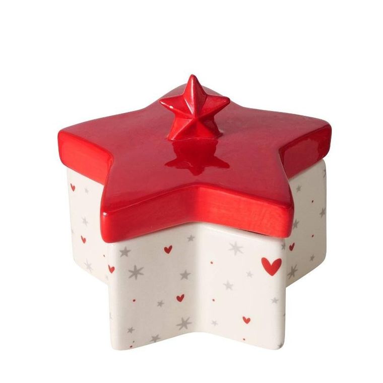 Boltze Home, Anella, szkatułka ceramiczna w kształcie gwiazdy