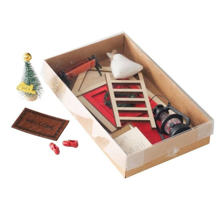 Boltze Home, Elf DIY, drzwi, ozdoba na ścianę, zrób to sam, 17 cm