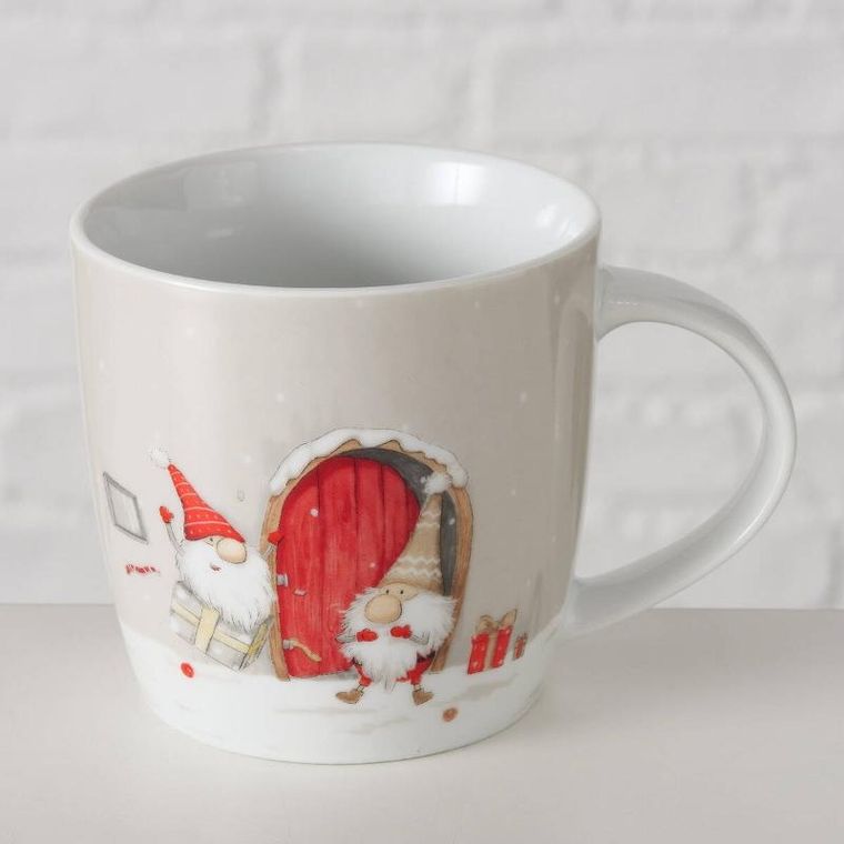 Boltze Home, Fiete, kubek ze skrzatami, 330 ml