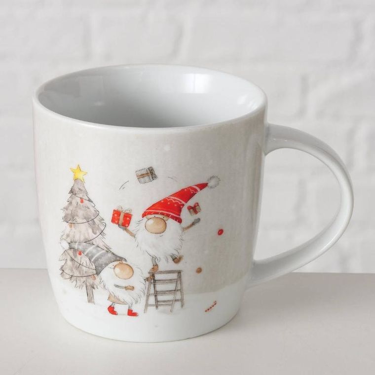 Boltze Home, Fiete, kubek ze skrzatami, 330 ml