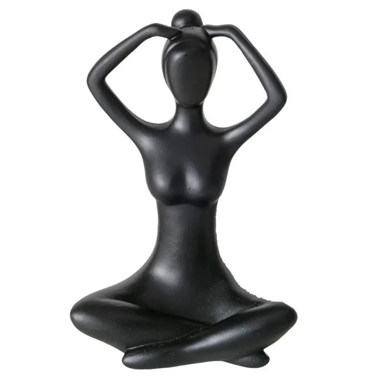 Boltze Home, figurka dekoracyjna Joga, kobieta, 10 cm