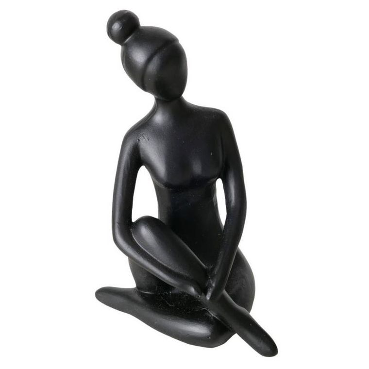 Boltze Home, figurka dekoracyjna Joga, kobieta, 10 cm