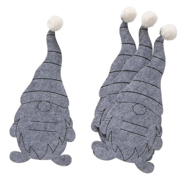 Boltze Home, Gnomy, kieszonki na sztućce filcowe, 4 szt.