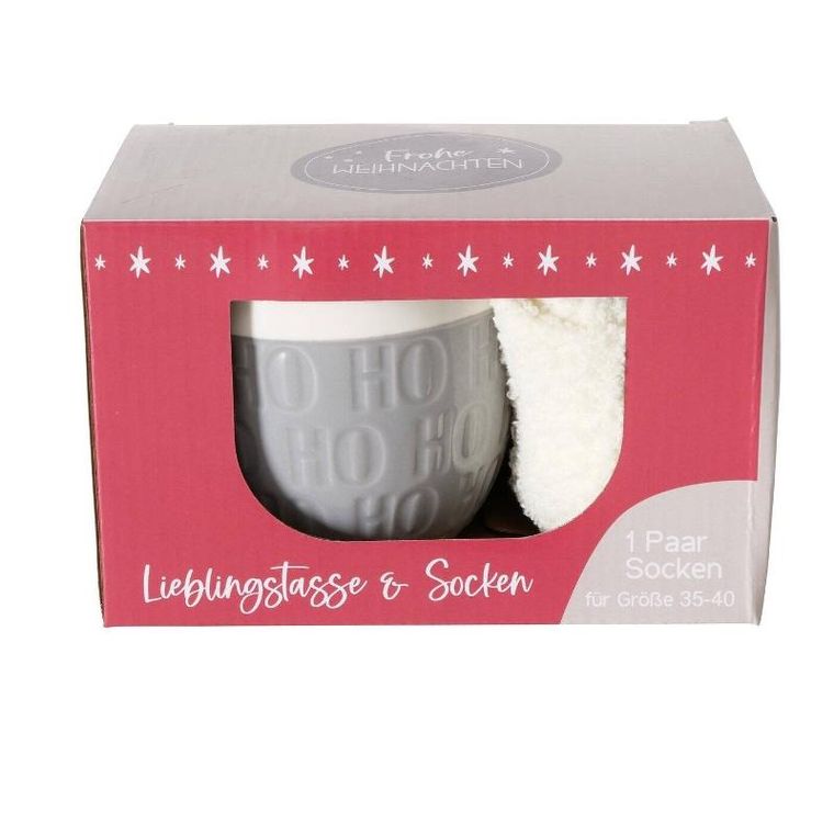 Boltze Home, Hoho, kubek jumbo ze świątecznym motywem, 600 ml