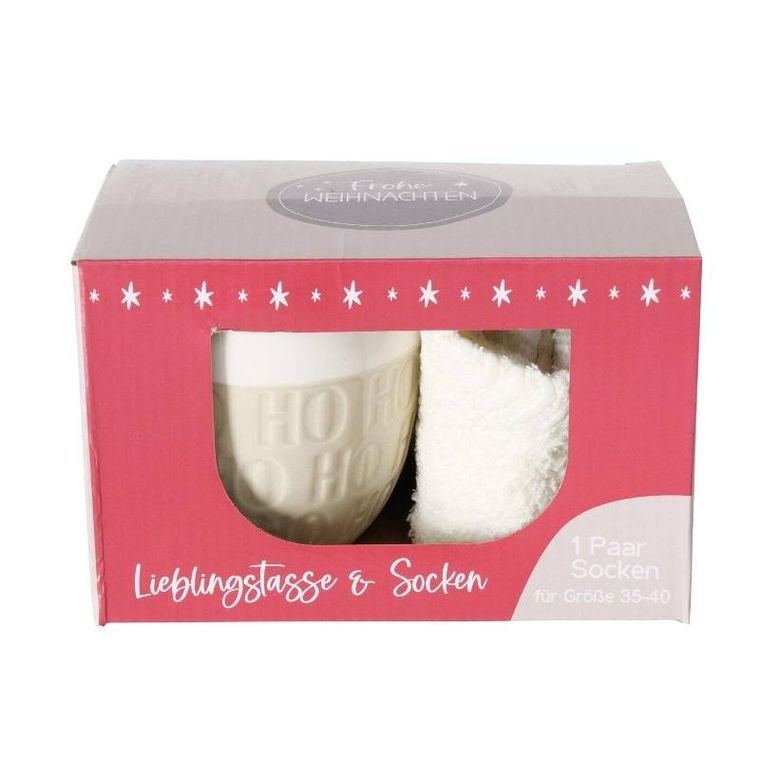 Boltze Home, Hoho, kubek jumbo ze świątecznym motywem, 600 ml