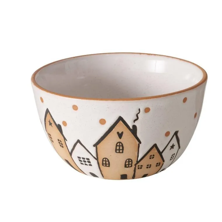 Boltze Home, Inken, miseczka ceramiczna, średnica 15 cm