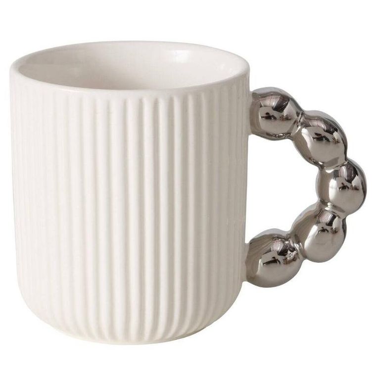 Boltze Home, kubek z ozdobnym uchwytem z kulek, Javi