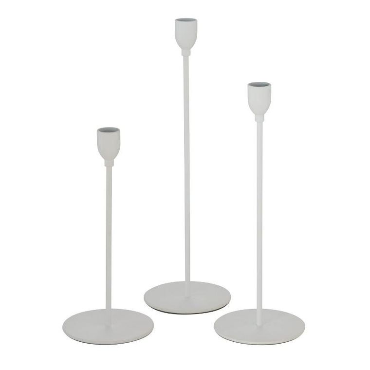 Boltze Home, Malte, metalowe świeczniki na świece obiadowe