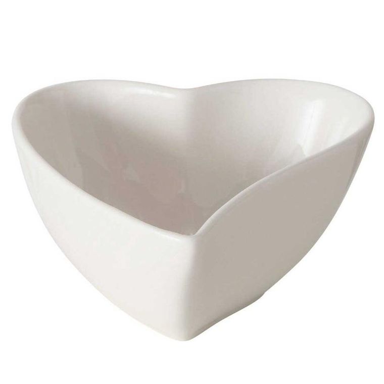 Boltze Home, miseczka serce, Linora, biała