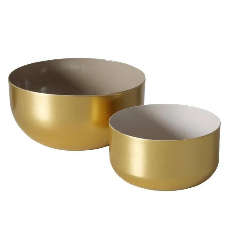 Boltze Home, misy dekoracyjne, złote, 2 szt.