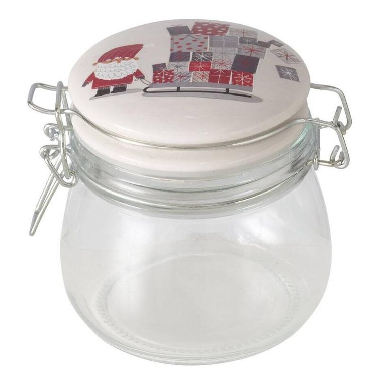 Boltze Home, Monti, słoik z porcelanową pokrywką, 450 ml