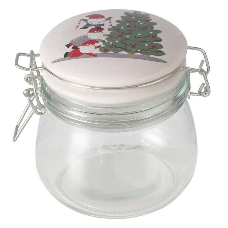 Boltze Home, Monti, słoik z porcelanową pokrywką, 450 ml