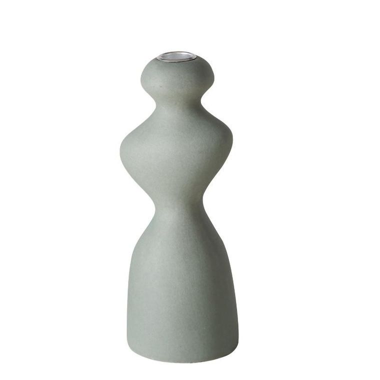 Boltze Home, Morana, świecznik ceramiczny o nieregularnym kształcie, 22 cm