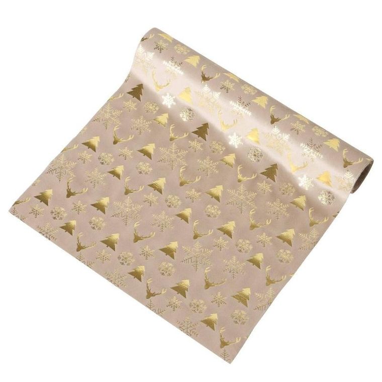 Boltze Home, Naina, bieżnik z poliestru ze świątecznym motywem, 152-35 cm