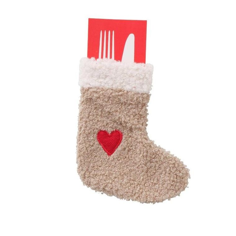 Boltze Home, Pelly, pluszowa kieszonka na sztućce