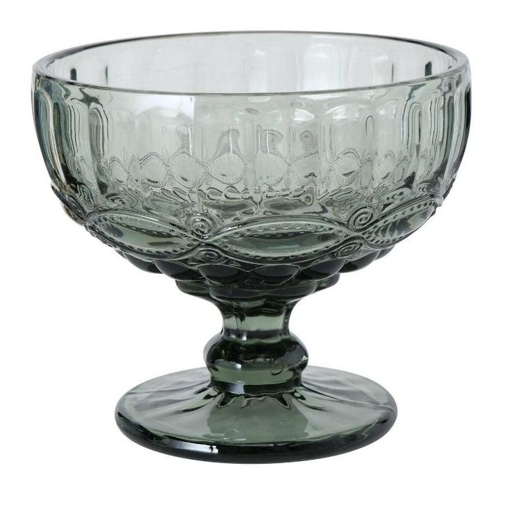 Boltze Home, pucharek do deserów i lodów, zielone szkło, Ø 12 cm