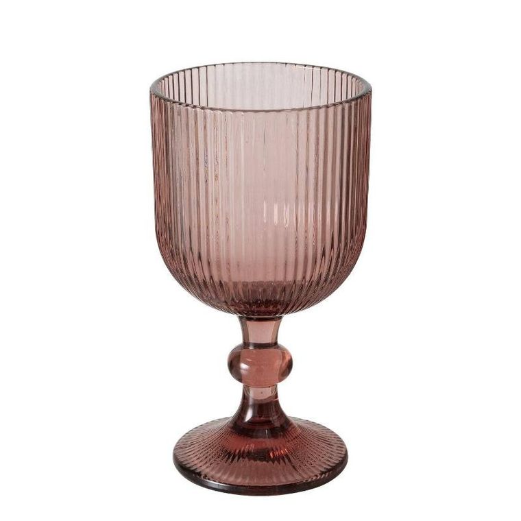 Boltze Home, Rigano, kieliszek do wina z ryflowanego szkła