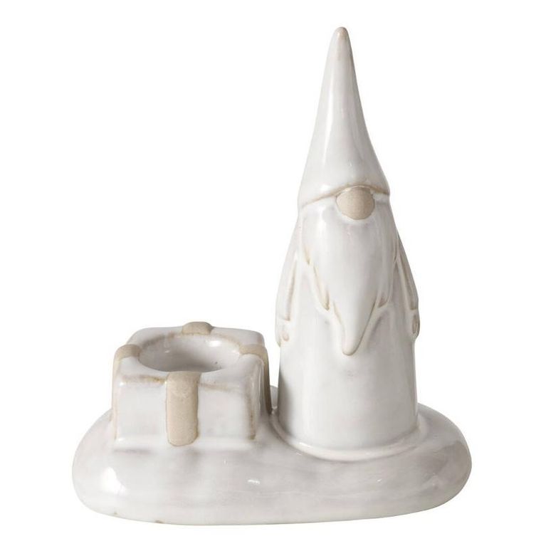 Boltze Home, Slavko, świecznik z gnomem na pojedynczą świecę, 11 cm