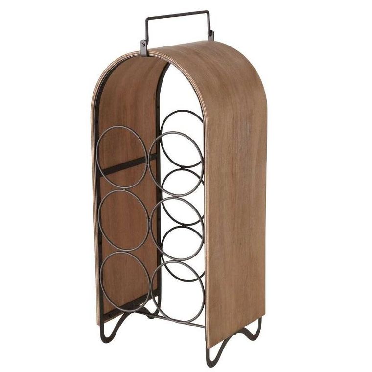 Boltze Home, stojak na wino loft Chianti, na 6 butelek, 50 cm