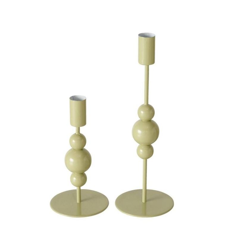 Boltze Home, świecznik metalowy Akesha, 2 szt.