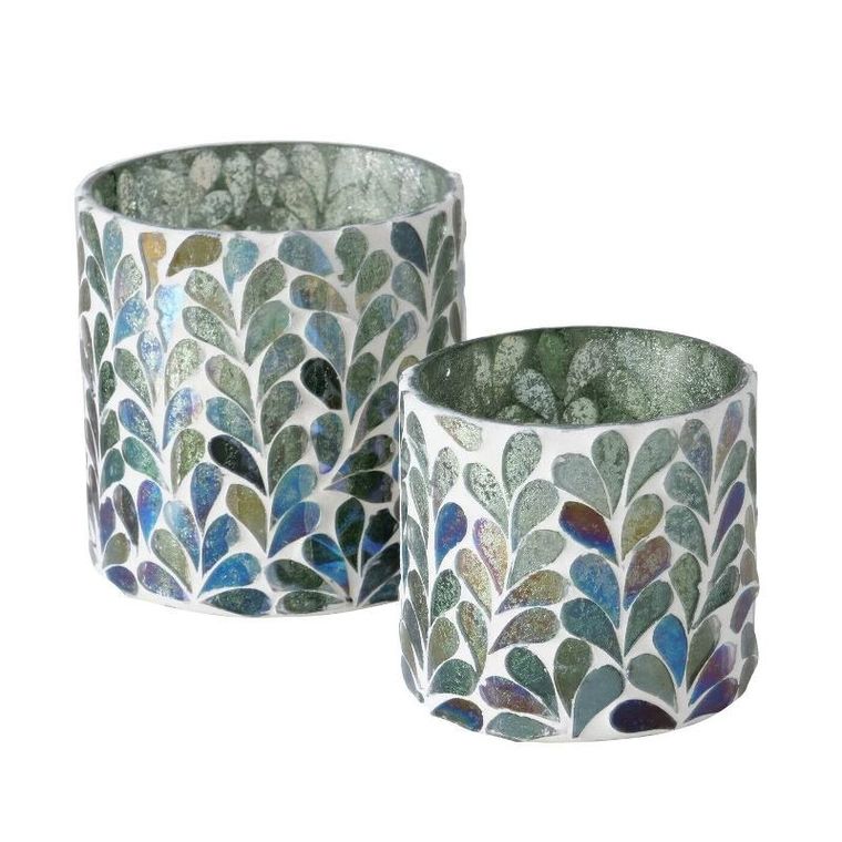 Boltze Home, świeczniki mozaiki, Kirkas, 2 szt.