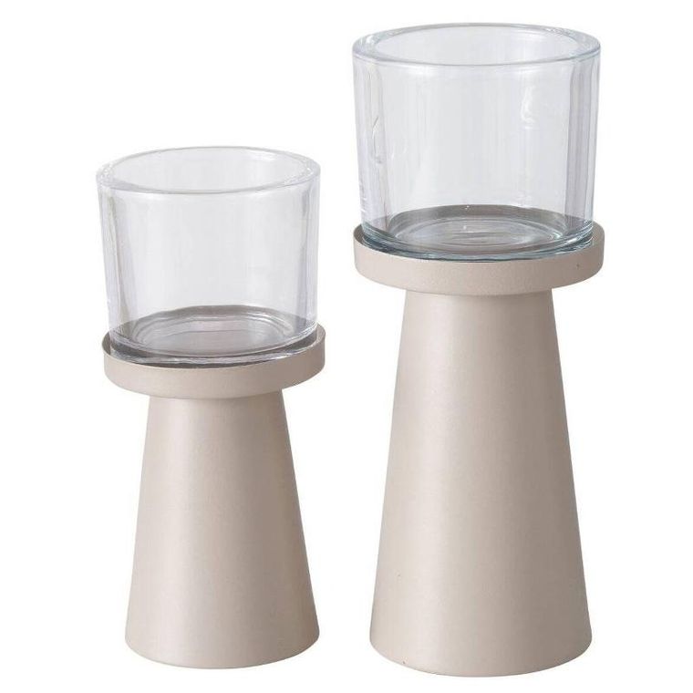 Boltze Home, świeczniki nowoczesne, Pius, 2 szt.