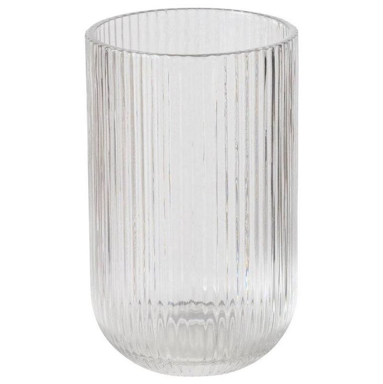 Boltze Home, szklanka do wody, Rigano, ryflowane szkło, 320 ml