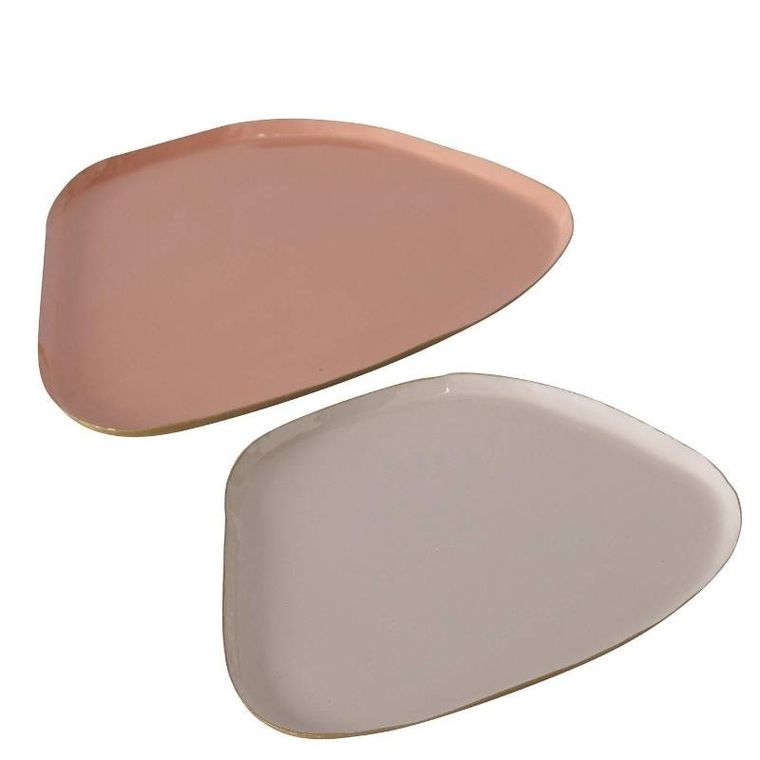 Boltze Home, taca dekoracyjna kolorowe, Soofty, 2 szt.