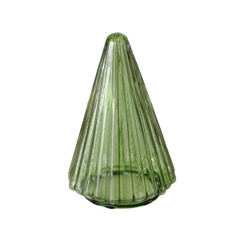 Boltze Home, Tovla, choinka, figurka z przezroczystego szkła, 9,5 cm