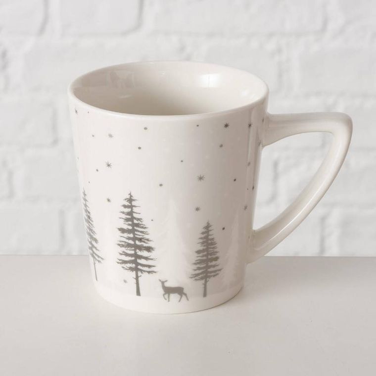 Boltze Home, Vancouver, kubek z zimowym wzorem, 300 ml