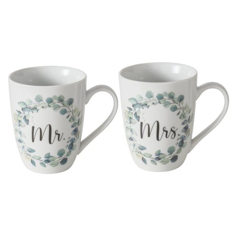 Boltze Home, zestaw kubków dla niej i dla niego Eukana, 330 ml