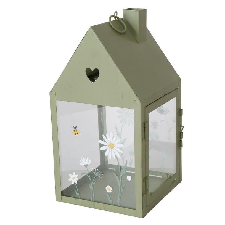 Boltze, lampion, metalowy domek, Honey, 27 cm