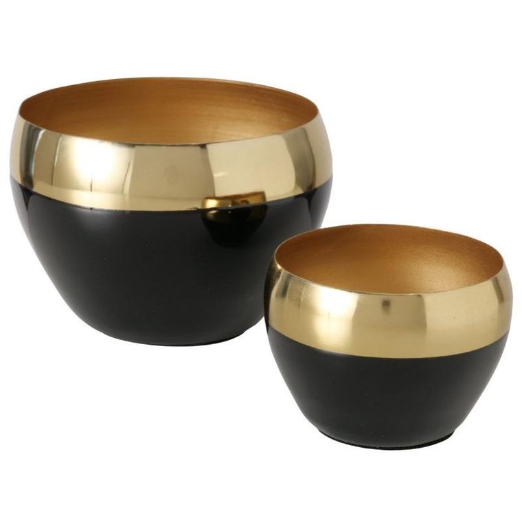 Boltze, Malva, świeczniki metalowe na tealight, średnica 8-12 cm