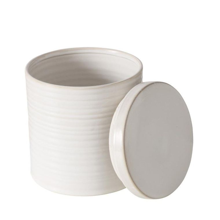 Boltze, słoik ceramiczny z wieczkiem, Jonah, ø 15.5 cm