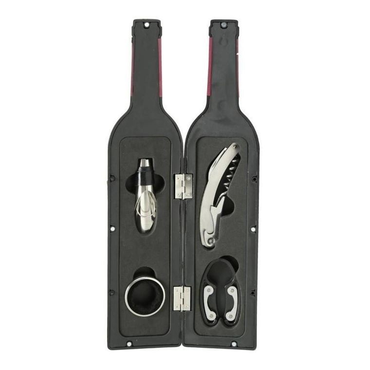 Boltze, zestaw akcesoriów do wina, 5 szt., stal nierdzewna