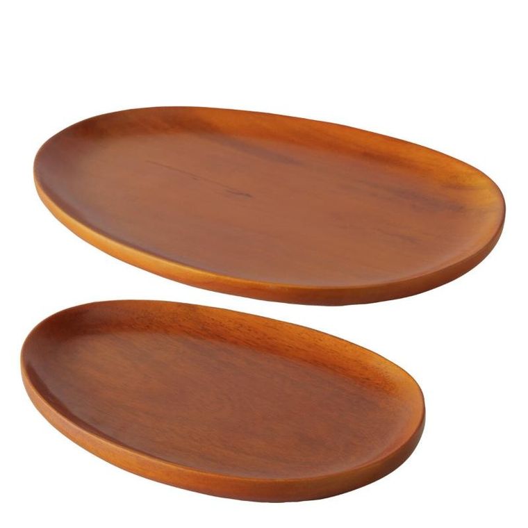 Boltze, zestaw drewnianych tac, Torin, 20-29 cm