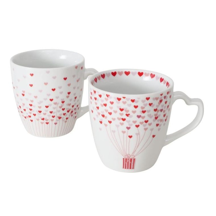 Boltze, zestaw dwóch kubków dla zakochanych, Sherine, 480 ml