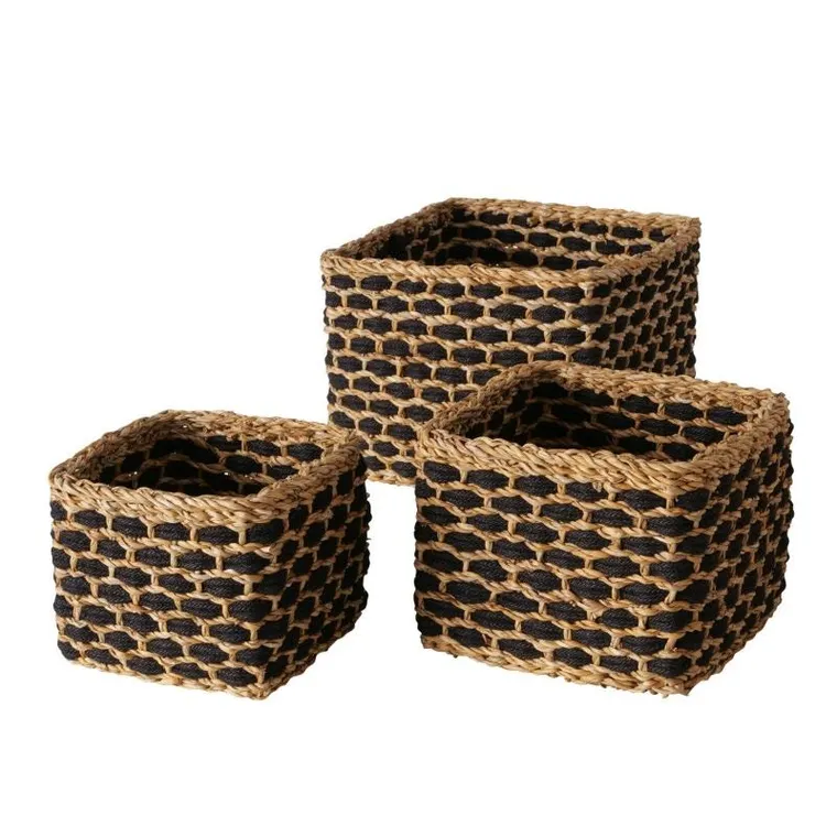 Boltze, zestaw koszy dekoracyjnych, Nura, 3 szt. różne rozmiary