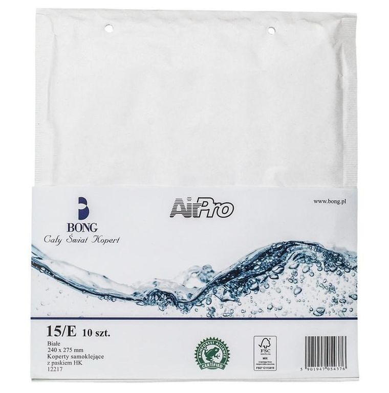 Bong, koperta powietrzna, 24,5-28 cm