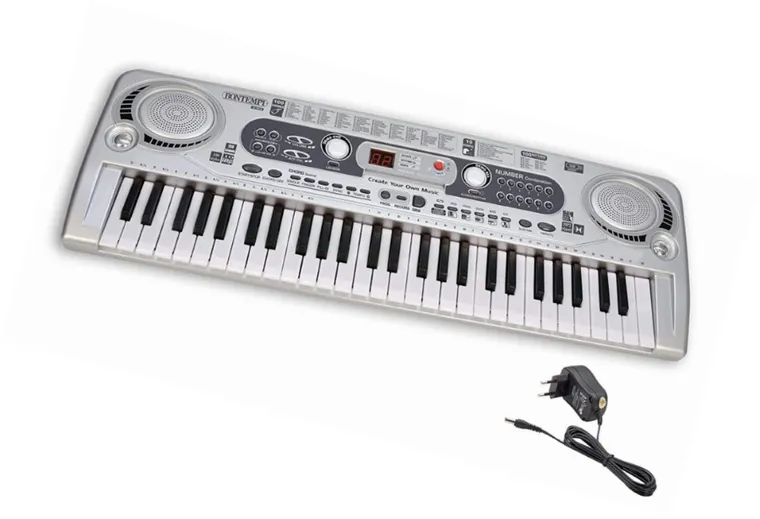 Bontempi Star, organy elektroniczne z adapterem, gniazdem do usb, 54 klawisze