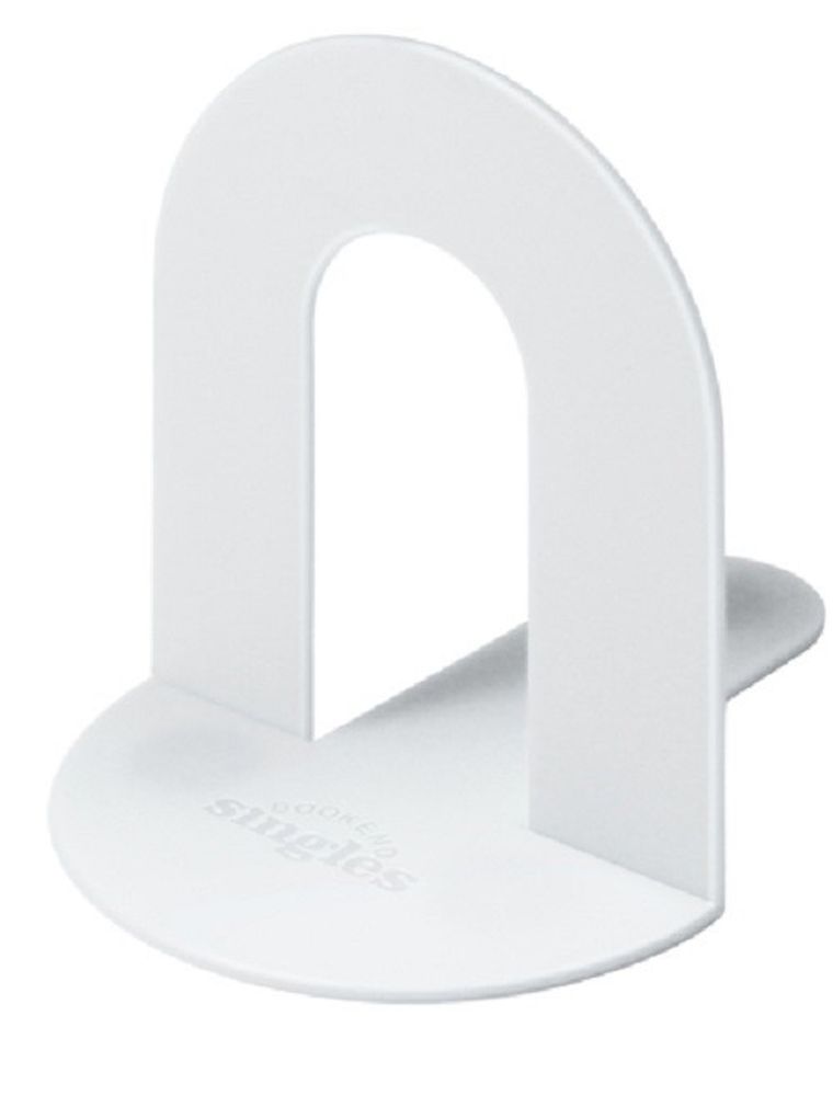 Book End, podpórka pod książki, biała