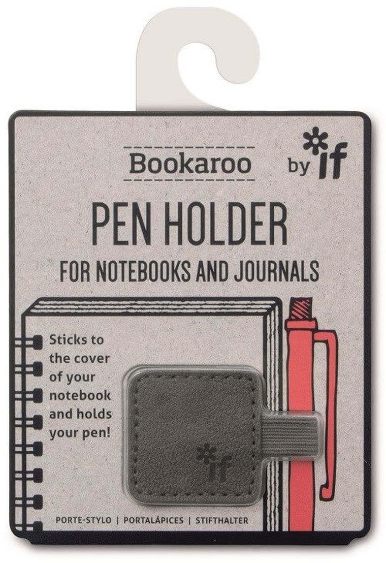 Bookaroo, Pen holder, uchwyt na długopis, szary