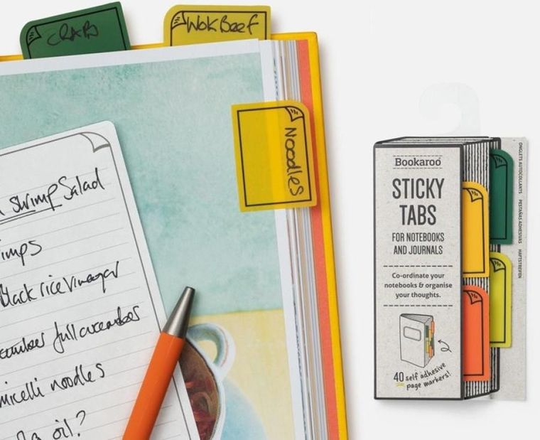 Bookaroo, znaczniki samoprzylepne, zielone