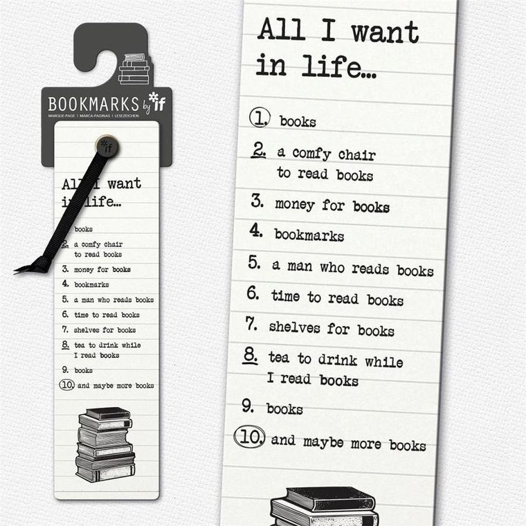 Bookmarks by If, Literary, zakładka do książki, top 10