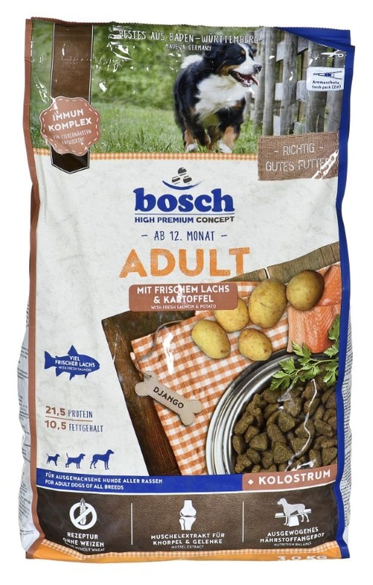 Bosch, Adult, karma sucha dla psa, Salmon Potato, 3 kg