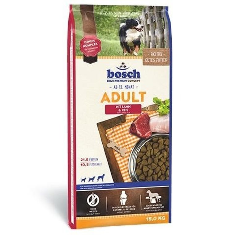 Bosch, Adult, Lamb & Rice, karma sucha dla psa, 3kg