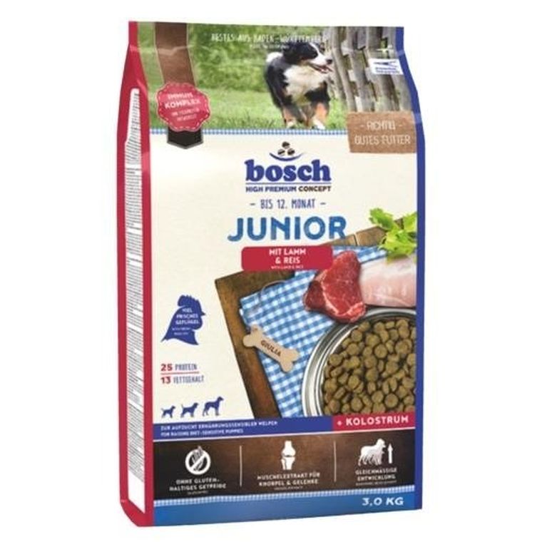 Bosch, Junior, Lamb&Rice, karma sucha dla psa, 3kg