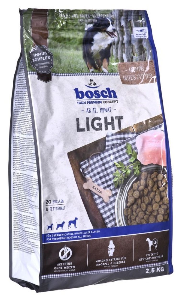 Bosch, Light, karma sucha dla psa dla psów z nadwagą, 2,5 kg