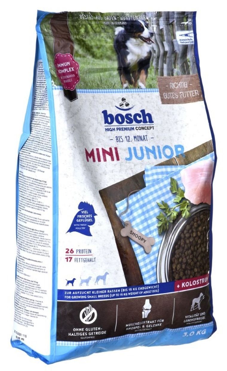 Bosch, Mini Junior, karma sucha dla psa, szczeniąt małych ras, 3 kg