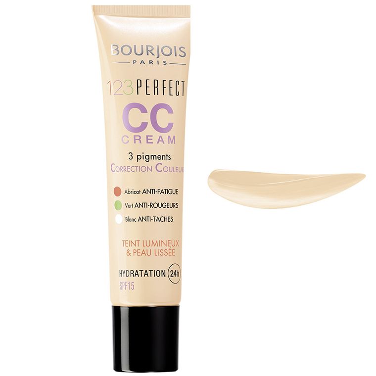 Bourjois, 123 Perfect CC Cream, Krem CC z 3 pigmentami korygującymi, nr 32 Light Beige, 30 ml